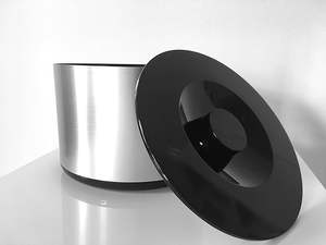 Grand <span class=keywords><strong>bac</strong></span> à glaçons en aluminium brossé seau à glaçons avec couvercle 3 pièces seau à glaçons de qualité pour la restauration <span class=keywords><strong>10</strong></span> <span class=keywords><strong>litres</strong></span> refroidisseur à vin, rond - Product Image 5