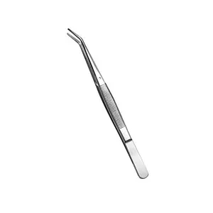 दंत चिकित्सा सीधे घुमावदार सर्जिकल उपकरण स्टेनलेस स्टील संदंश