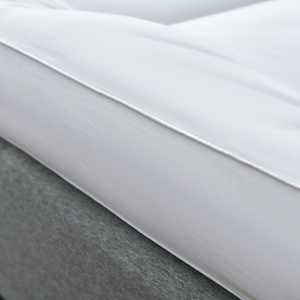 Surmatelas en microfibre blanc 1500 g/m², 14 <span class=keywords><strong>cm</strong></span>, surmatelas extra épais, surmatelas et protège-<span class=keywords><strong>matelas</strong></span> - Product Image 5