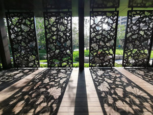 SS Vàng Gấp Có Thể Gập Lại Màn Hình Trượt 100Cm Nhôm Bảng Điều Chỉnh Hội Trường Phân Vùng Thiết Kế Cho Phòng Khách Ngăn Cho Nhà - Product Image 4