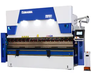 Prensa dobradeira CNC de alta rigidez, 110 toneladas, 3200 mm, 7 eixos, com sistema CNC DELEM DA66T DA69T, máquina dobradeira de aço
