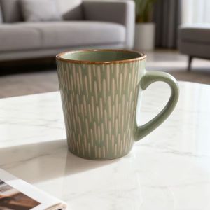 Cheap Wholesale Made in China Purple & <b>Green</b> Stoneware Ceramic Mugs-Durable Eco-friendly Food Safe Dishwasher & <b>Microwave</b> Safe - Product Image 5