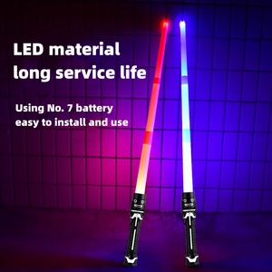 Épée <span class=keywords><strong>laser</strong></span> améliorée avec LED Ensemble d'épées légères télescopiques extensibles Épée <span class=keywords><strong>laser</strong></span> de combat pour deux joueurs - Product Image 5