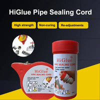 Cordon d'étanchéité flexible HiGlue 55 pour tuyaux, bande d'étanchéité permanente anti-fuite pour douche, évier et robinet