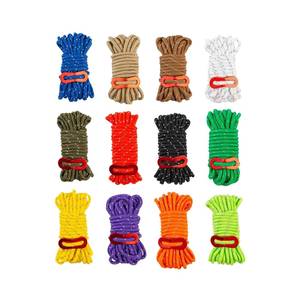 4mm 4m Thick Reflective Polyester Outdoor Camping Gear Windproof Pulley Free Construction Rope Tensioner Climbing 1L Capacity - Product Image 4