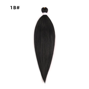 Queue de cheval pré-cousue Xuchang, tresses africaines EZ Easy Braid 90g, cheveux synthétiques haute température, style européen et américain, africain - Product Image 3