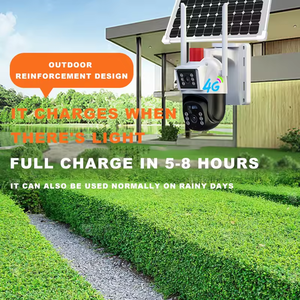 Camera an ninh ngoài trời chất lượng cao V380, sử dụng năng lượng mặt trời thông minh, hỗ trợ thẻ SIM 4G, tiết kiệm năng lượng, tích hợp WIFI, tính năng PTZ, cảm biến CMOS - Product Image 2