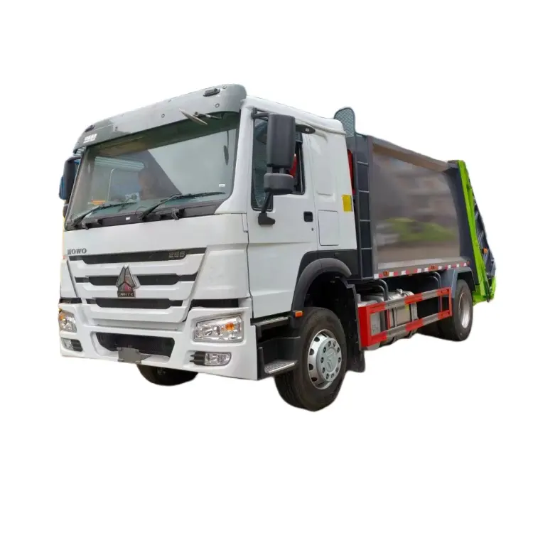 Nuovo design HOWO compressione camion della spazzatura 13 cbm compressi rifiuti camion della spazzatura per la vendita