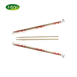 Envoltura de papel palillos de bambú de manga de bambú chino palillo fabricante