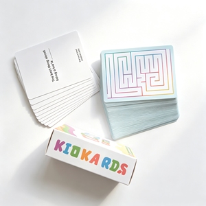 Cartes mémoire flash <span class=keywords><strong>pour</strong></span> enfants personnalisées, recyclables, cartes de jeu éducatives, impression avec encre écologique, flashcards anglaises <span class=keywords><strong>pour</strong></span> enfants - Product Image 3