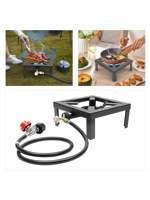 Cuisinière à brûleur unique Portable en fonte Installation facile de table pour la cuisine Cuisson en plein air Hôtel Manuel d'utilisation domestique