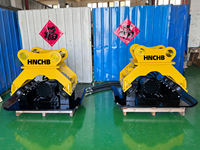Compacteur vibrant hydraulique pour excavatrice, accessoire de compactage du sol HNCHB