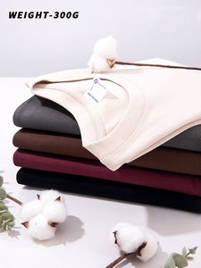 เสื้อยืดคอกลมแขนสั้นทรงหลวมผ้าคอตตอนถักเนื้อหนัก 300GSM ป้องกันขนร่วง สกรีนโลโก้ได้ตามต้องการ สำหรับผู้ชาย - Product Image 3