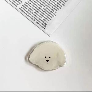 Ins karikatür köpek tembel kişi teleskopik damlayan tutkal cep telefonu gaz kapsül stent akrilik cep telefonu stendi - Product Image 4