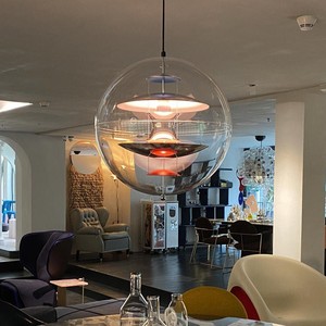 Nordic Modern Round Planet Chandelier E27 <b>Led</b> Single Head Pendant <b>Light</b> For Study Room Dining <b>Bar</b> Decorative Lighting - Product Image 4