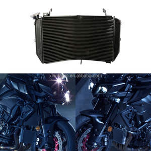 Radiateur de refroidissement moteur compatible avec <span class=keywords><strong>Yamaha</strong></span> <span class=keywords><strong>MT</strong></span>-<span class=keywords><strong>10</strong></span> MTN1000 2017-2021, pièces de <span class=keywords><strong>moto</strong></span>, aluminium noir XF-M380 - Product Image 1