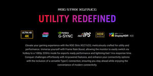 Moniteur de jeu double mode A.S.U.S ROG Strix XG27UCG 27 pouces 3840*2160 (4K 160Hz ou FHD 320Hz) 1ms (GTG) - Product Image 2