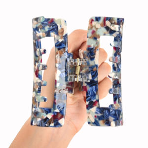 YHJ yeni tasarım özel saç pençe klip sıcak satış cadılar bayramı saç klipler kadınlar için örümcek <span class=keywords><strong>Web</strong></span> akrilik saç klipler - Product Image 6