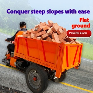 Motor de triciclo eléctrico del sitio de construcción para Proyecto de volcado de carga que tira de mortero de hormigón agricultura agrícola camión volquete de estiércol - Product Image 3