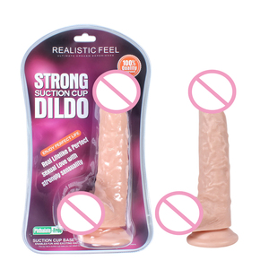 XISE 25.5cmクラシックPvcディルドスーパーリアリストセックスおもちゃプラスチック人工ペニスアナル女性用リアルスキン感吸引カップ - Product Image 6