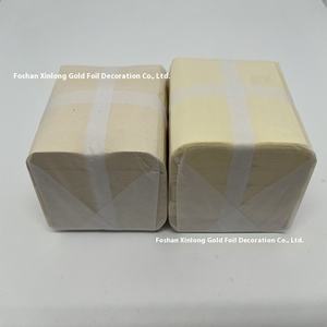 Xinlong Gold <span class=keywords><strong>Foil</strong></span> K98 24K 98% נייר זהב אמיתי 4.3cm Essence מדבקת יופי קוסמטית פסלי בודהה סמל תג חרוט - Product Image 5