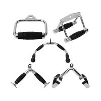 Équipement de fitness multifonctionnel Poignée en acier pour triceps Poignée en forme de V Barre de traction Lat Power Rack Accessoires pour squat