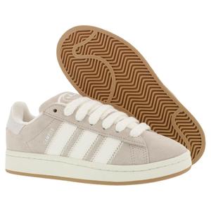 Chaussures Adidas Campus 00s en daim pour femme, couleur Wonder White, Wonder Beige, Core White, style basketball - Product Image 4