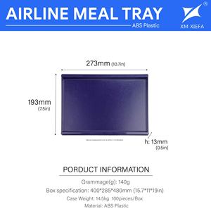 Plateau Atlas 1/2 PP, traité par thermoformage, antidérapant, personnalisable, de qualité alimentaire, pour le service de boissons et de repas en avion - Product Image 2
