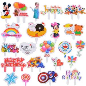 Suministros <span class=keywords><strong>de</strong></span> papel <span class=keywords><strong>de</strong></span> dibujos animados para decoración <span class=keywords><strong>de</strong></span> tartas, decoración <span class=keywords><strong>de</strong></span> magdalenas <span class=keywords><strong>de</strong></span> cumpleaños - Product Image 1