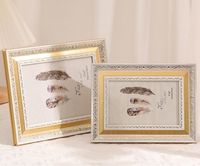 Set bingkai gambar mewah emas Resin 4x6 5x7 8x10 untuk tampilan hadiah Hari Jadi