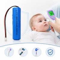 Paquete de Baterías de Repuesto para Termómetro Infrarrojo de Frente, 3.7V 2200mAh 18650 1S1P, Venta al Por Mayor, OEM, Personalización Disponible