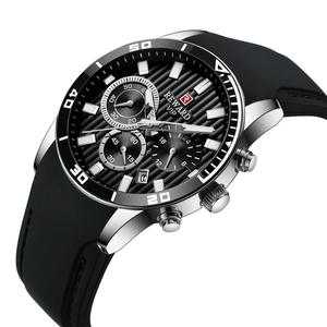 REWARD 83005M Reloj de Cuarzo Azul de Lujo de Primera Marca, Cronógrafo para Hombre, Silicona, Resistente al Agua, Fecha, Deportivo, Reloj de Pulsera para Hombre - Product Image 6