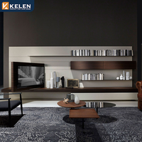 KELEN 2026 Nouveau Meuble TV Flottant Luxe Moderne Personnalisation Maison Entière Console Murale Minimaliste Faible MOQ