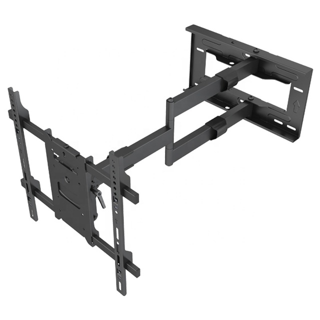 Articulating Long Arm TV Wall Mount Full Motion Articulating Arm Swivel Tilt Max VESA 400x400mm 15 Tilt