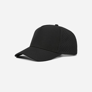 <span class=keywords><strong>Casquette</strong></span> de golf perforée au laser, séchage rapide, performance optimisée, avec marqueur de golf magnétique dissimulé, broderie personnalisée, snapback structuré - Product Image 5