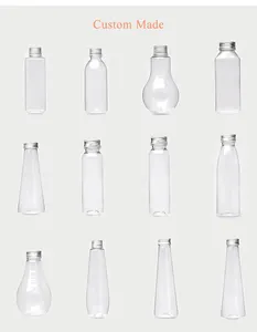 Небьющиеся Пластиковые бутылки 1ltr с длинным горлышком, 750 мл, пластиковые бутылки для домашних животных для ликера, белая крышка с защитой от вскрытия