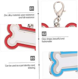 Prix raisonnable Conception gratuite Meilleure qualité Étiquettes d'identification pour animaux de compagnie Fournisseur Personnalisé Personnalisé Métal Anti-perte Nom d'animal de compagnie Qr Code Étiquettes de chien - Product Image 3