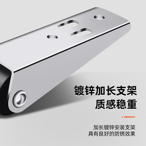 Support de bas de porte Lichang en alliage de zinc antirouille pour porte coulissante - Product Image 1