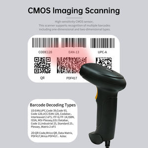 เครื่องสแกนบาร์โค้ด HC-700 1D 2D QR แบบมีสาย เครื่องสแกนบาร์โค้ดแบบมือถือ เสียบใช้งานได้ทันที สำหรับร้านค้าปลีก ซูเปอร์มาร์เก็ต ร้านขายยา บริการจัดส่งด่วน - Product Image 6