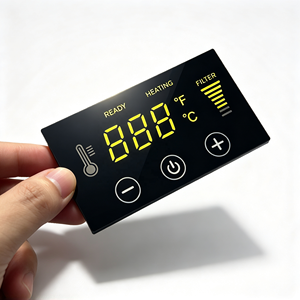 Autocollant personnalisé pour panneau de commande à membrane avec impression sérigraphiée sur film PET, autocollant adhésif - Product Image 1