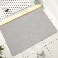 Antidérapant bébé antidérapant extra antibactérien luxe personnalisé sanglant absorbant pliable tapis de bain en pierre pour la maison