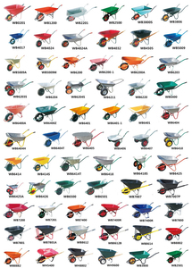 Carretillas de ruedas industriales y de jardín populares en el mercado, carretillas de alta resistencia para construcción - Product Image 4