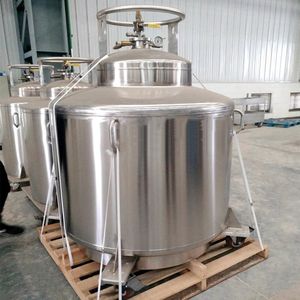 Termo Dewar Criogénico para Hidrógeno Líquido de 100L con Reducción de Pérdidas por Evaporación y Poleas Inferiores - Product Image 5