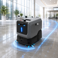 Robot laveur de sols intelligent KDS-10 commercial, batterie au lithium, machine de lavage de sols autonome pour immeuble de bureaux