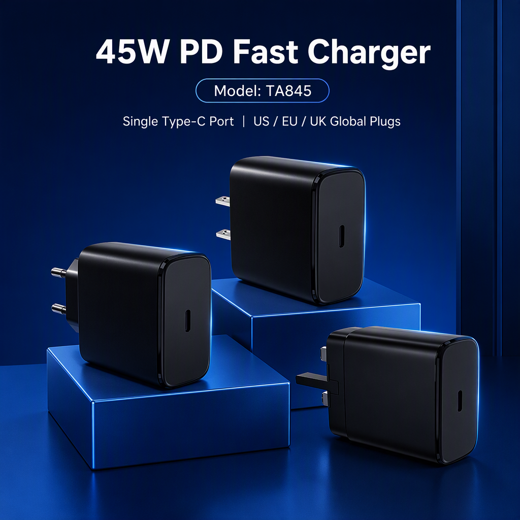 45W 50W 60W 65W Adapter Travel Gan Super Fast Charging Usb Type C Mobile Phone Charger for Apple Iphone 17 18 Pro Max Samsung · image 2