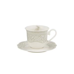 Service de table élégant de 20 pièces en porcelaine gaufrée festonnée, couleurs assorties, avec tasses à café et <span class=keywords><strong>assiettes</strong></span>, motif lapin de Pâques, portable et réutilisable - Product Image 6
