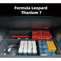 Boîte de rangement sous le plancher pour coffre de voiture ABS pour BYD Leopard Titanium 7 Ti7, plateau de rangement caché pour la cargaison arrière, accessoires intérieurs
