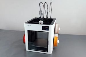 Imprimante 3D manuelle Snapmaker U1 d'occasion, double extrudeur, technologie FDM, détection de filament USB/WiFi, vitesse d'impression 350 mm/s, usage domestique - Product Image 2