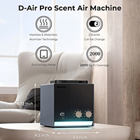 Nouveau diffuseur d'arômes d'huiles essentielles intelligent électrique super silencieux, contrôlé par application, télécommande, en aluminium, double parfum, pour la maison