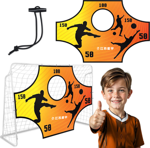 Mục tiêu bóng đá Mục tiêu Net 6x4 ft có thể điều chỉnh đào tạo bóng đá thực hành chụp và đi qua chính xác bóng đá cầm tay phụ kiện - Product Image 5